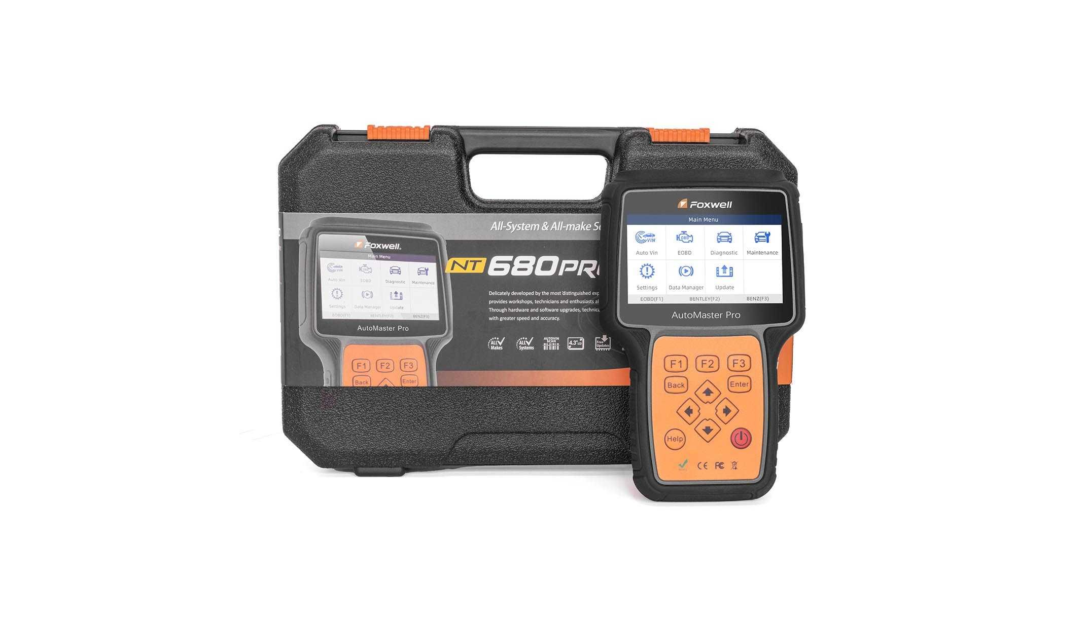 Мультимарочный сканер Foxwell NT680 PRO