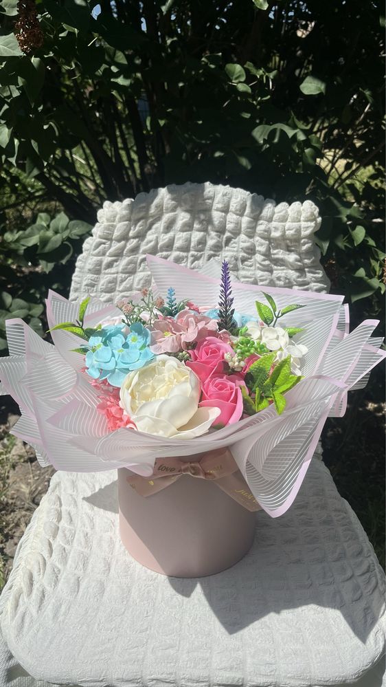Мыльные букеты роз