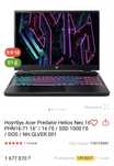 Игровой ноутбук Acer Predator Helios Neo 16