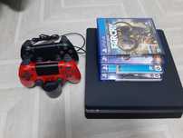 Sony PlayStation 4 Slim 1 TB два джойстика и 4игры