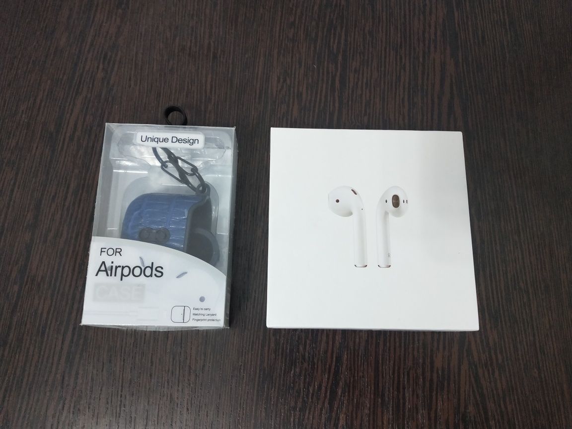 Новые Наушники Airpods+в подарок чехол