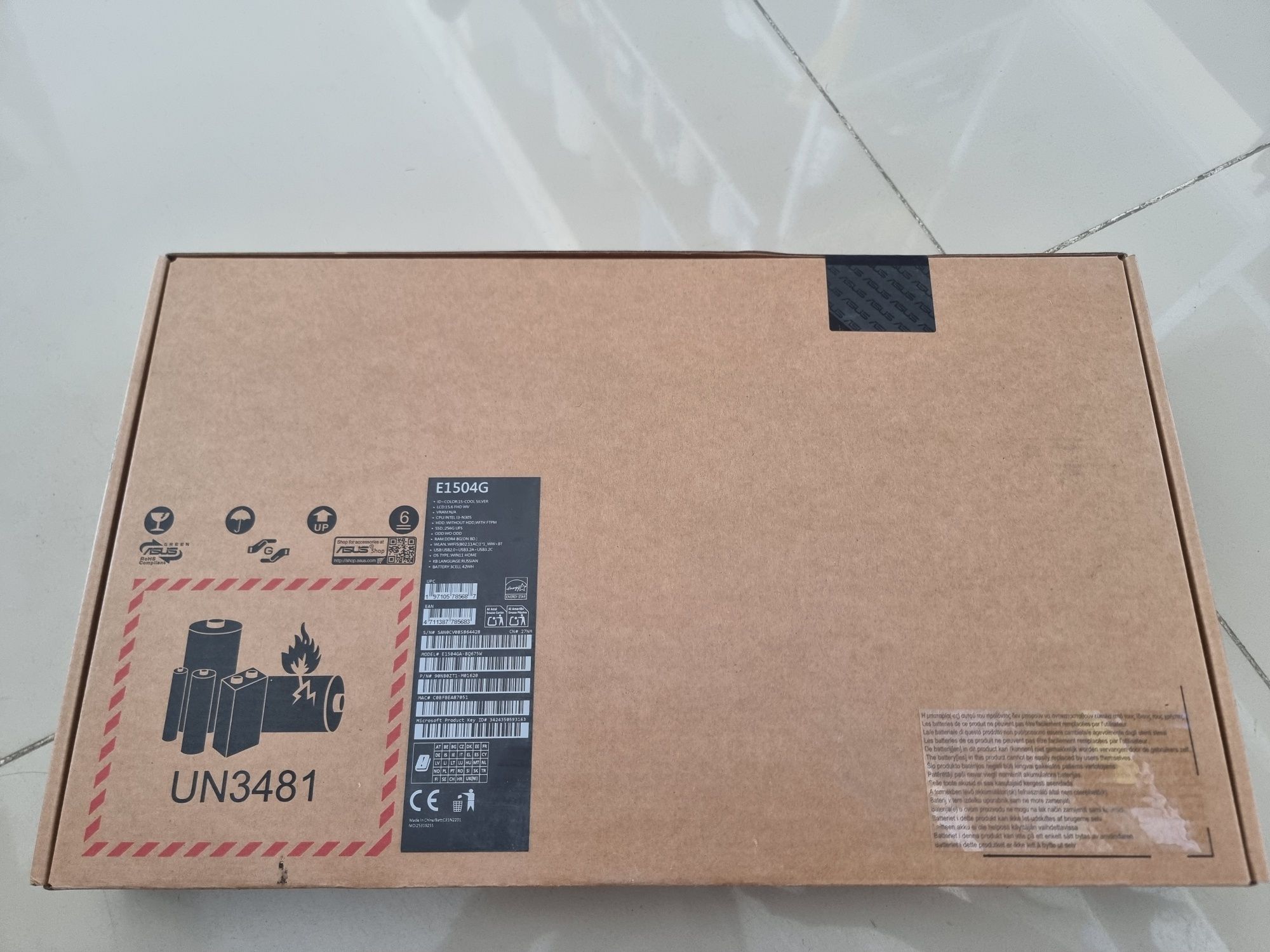 Ноутбук ASUS VIVOBOOK в упаковке НОВЫЙ!