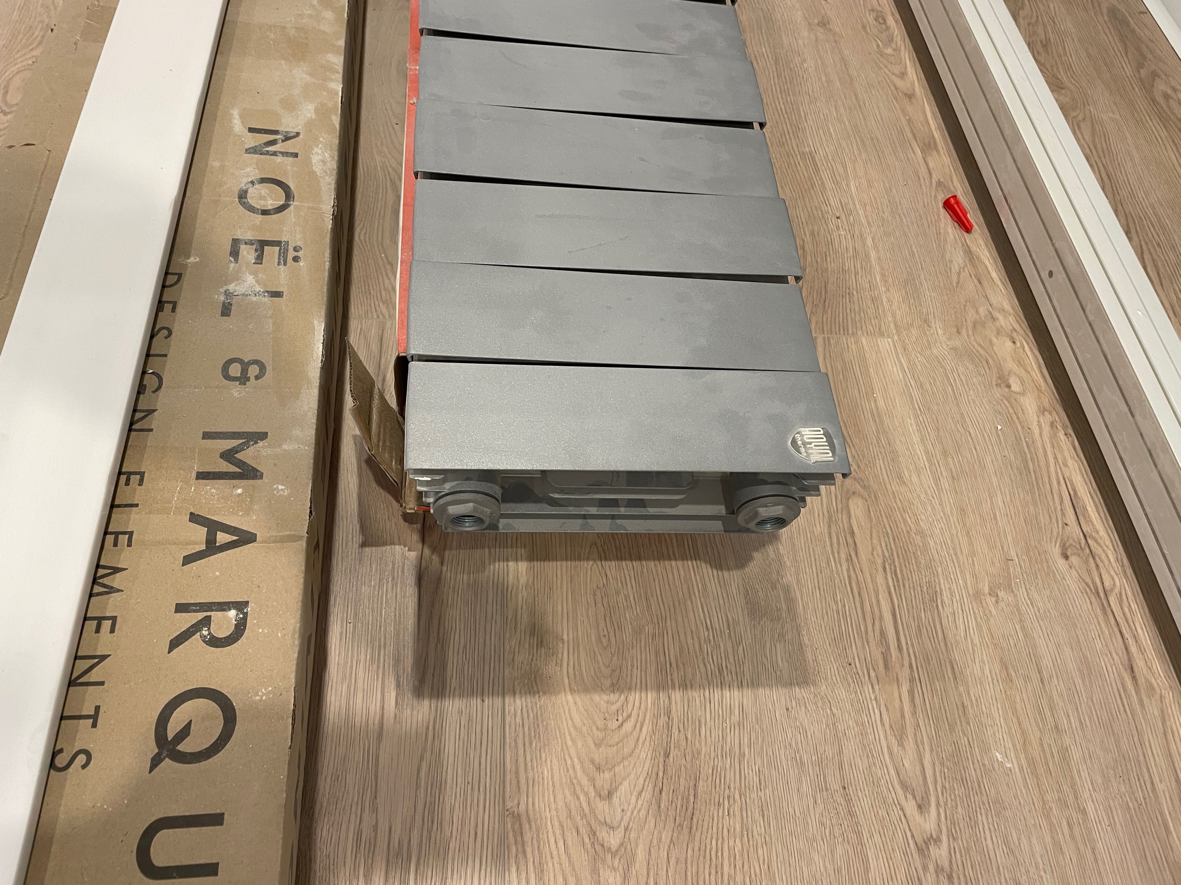Батарея отопления Royal Thermo PianoForte, серое, 12 секции новое