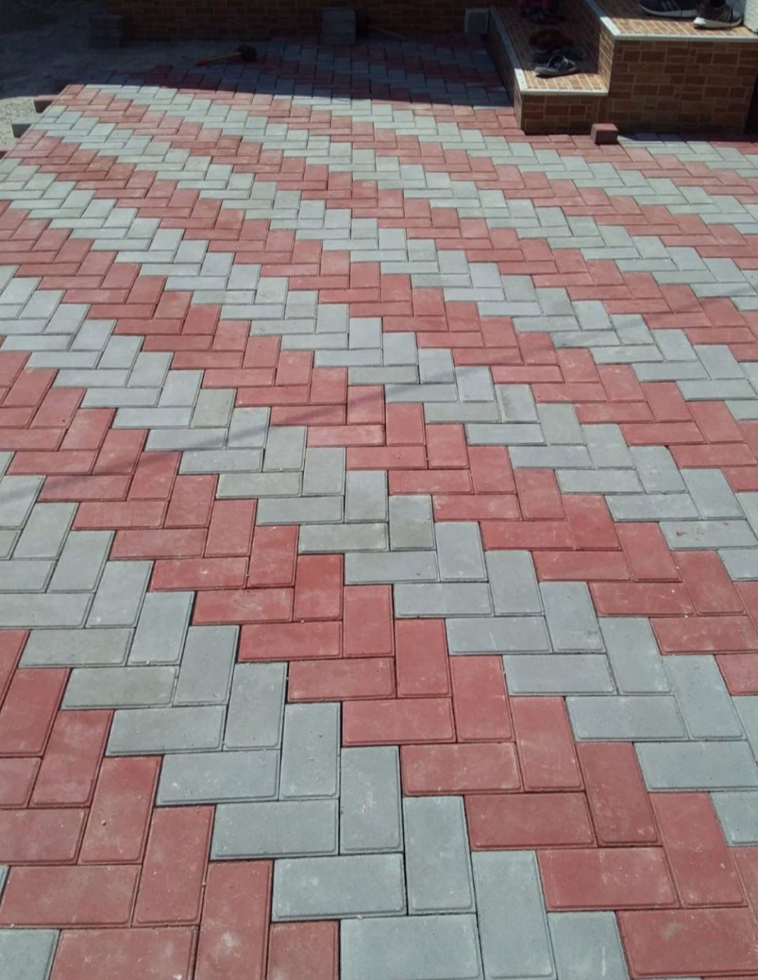 Укладка брусчатки
