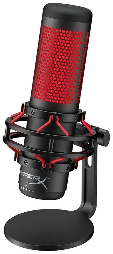 Микрофон HyperX, красный чёрный