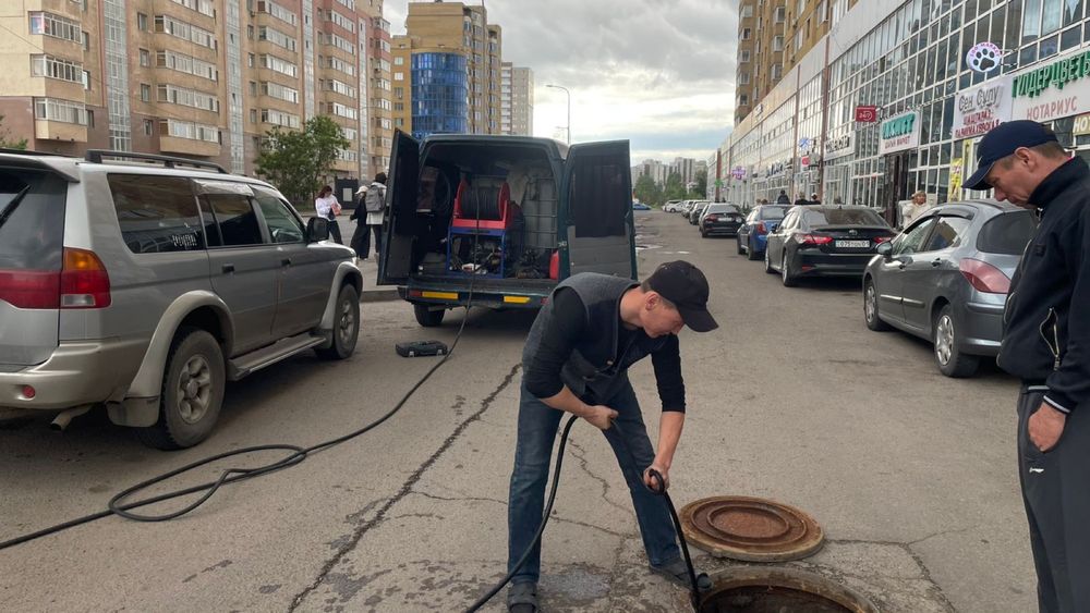 Сантехник 24/7 Прочистка Канализации Устранение Засор Мусор Астана