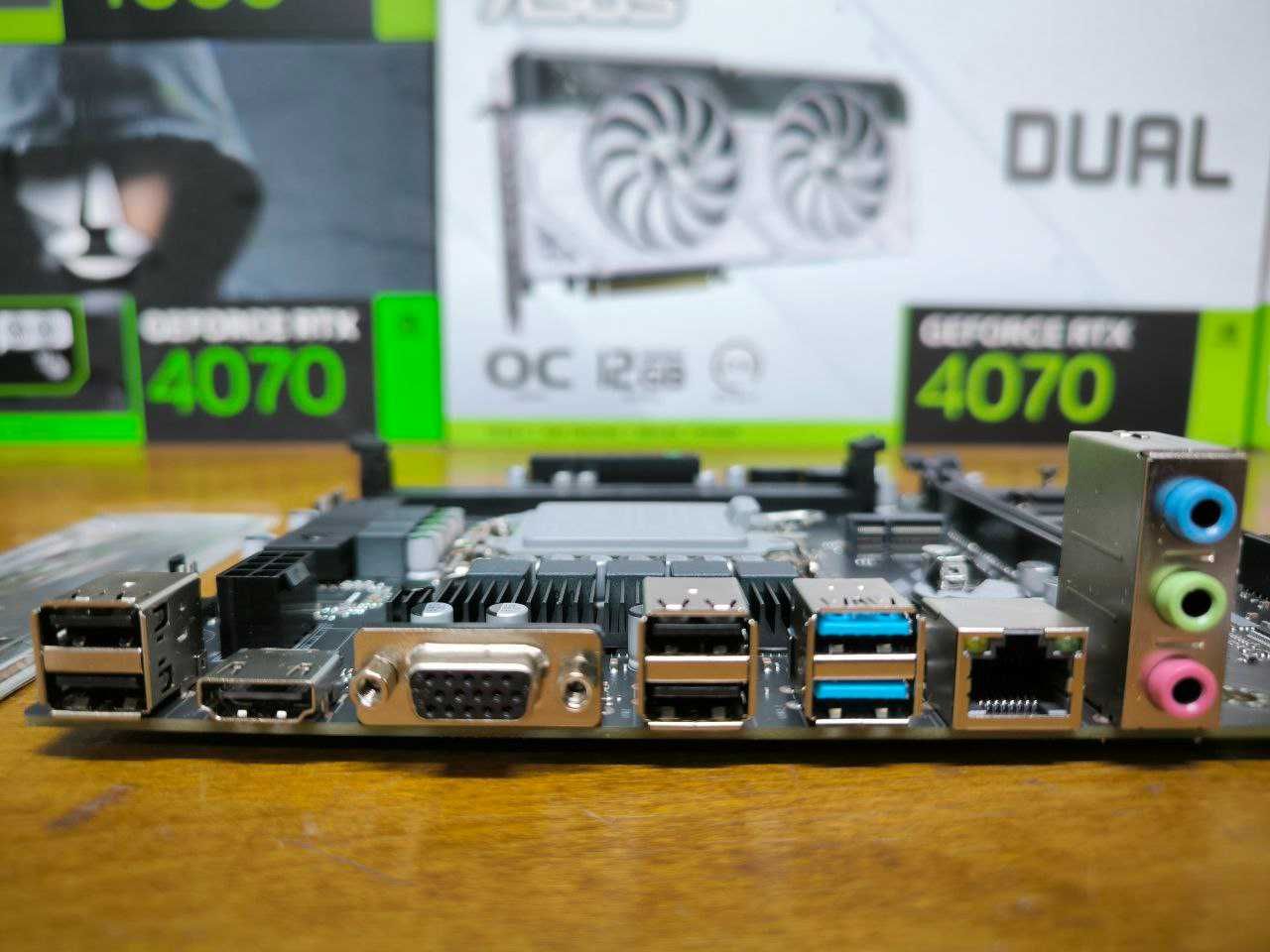 Angxun H610M-4D4 (Rev 1.1) Intel H610, LGA1700, ОЗУ 2xDDR4, до 32Гб.