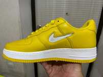 Кроссовки Nike Air Force 1 yellow, кожа 100%, 42,5 р-р, оригинал