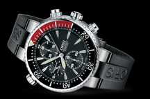Швейцарский титановый хронограф Oris!