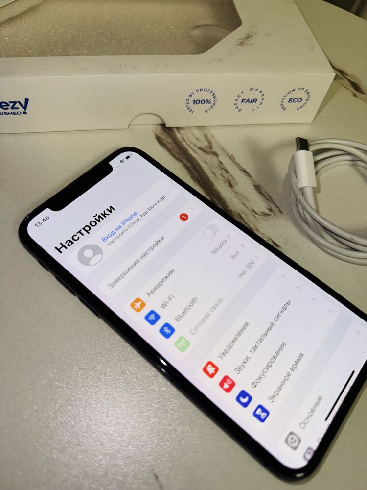 Iphone x 256gb,100% акум