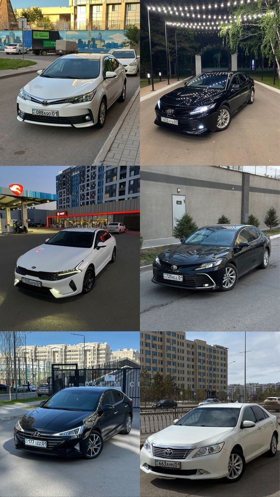 Прокат авто Аренда авто БЕЗ ВОДИТЕЛЯ! Автопрокат В Астане