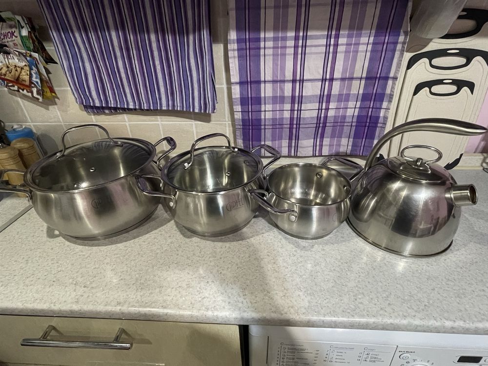 Продам кастрюли и чайник немецкого бренда Gipfel