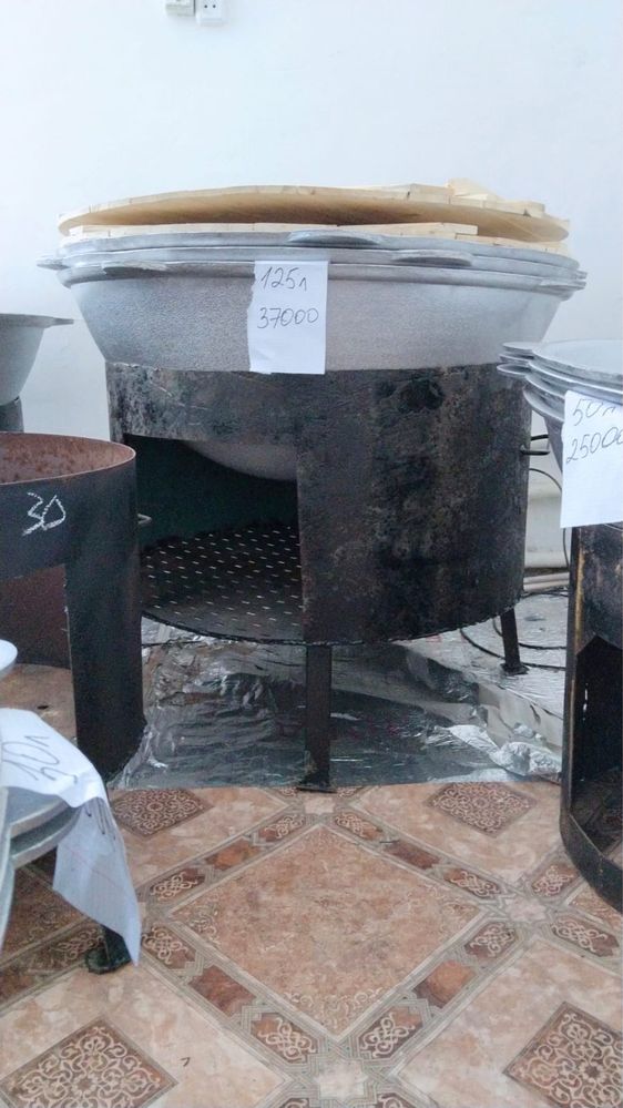 Казан ошактар титан нержавейка Актобе