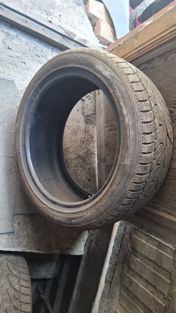 245/45 R18 шипованная резина!