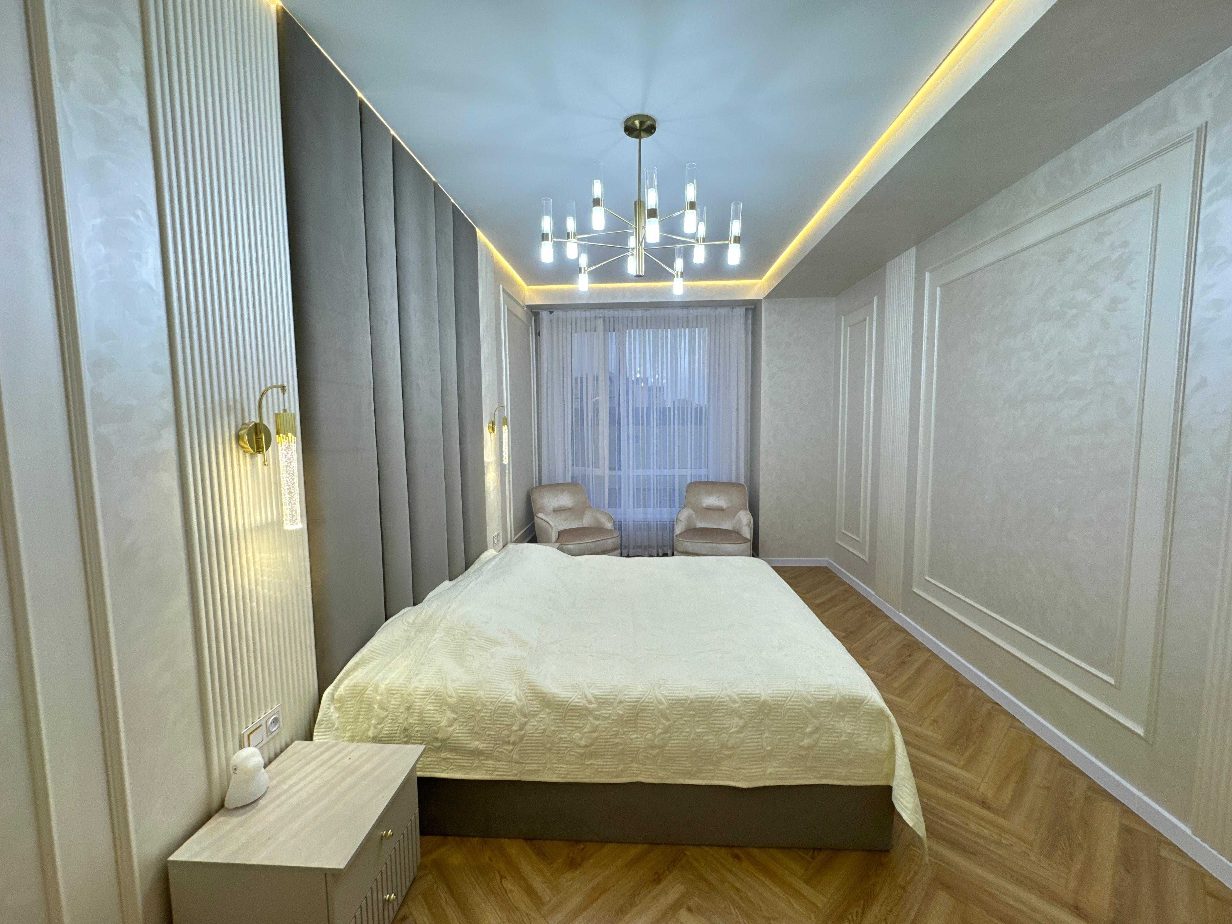 3-бөлмелі, ЖК Рубин, Нұрсат, кирпич, 110 м2, 4-этаж, евроремонт