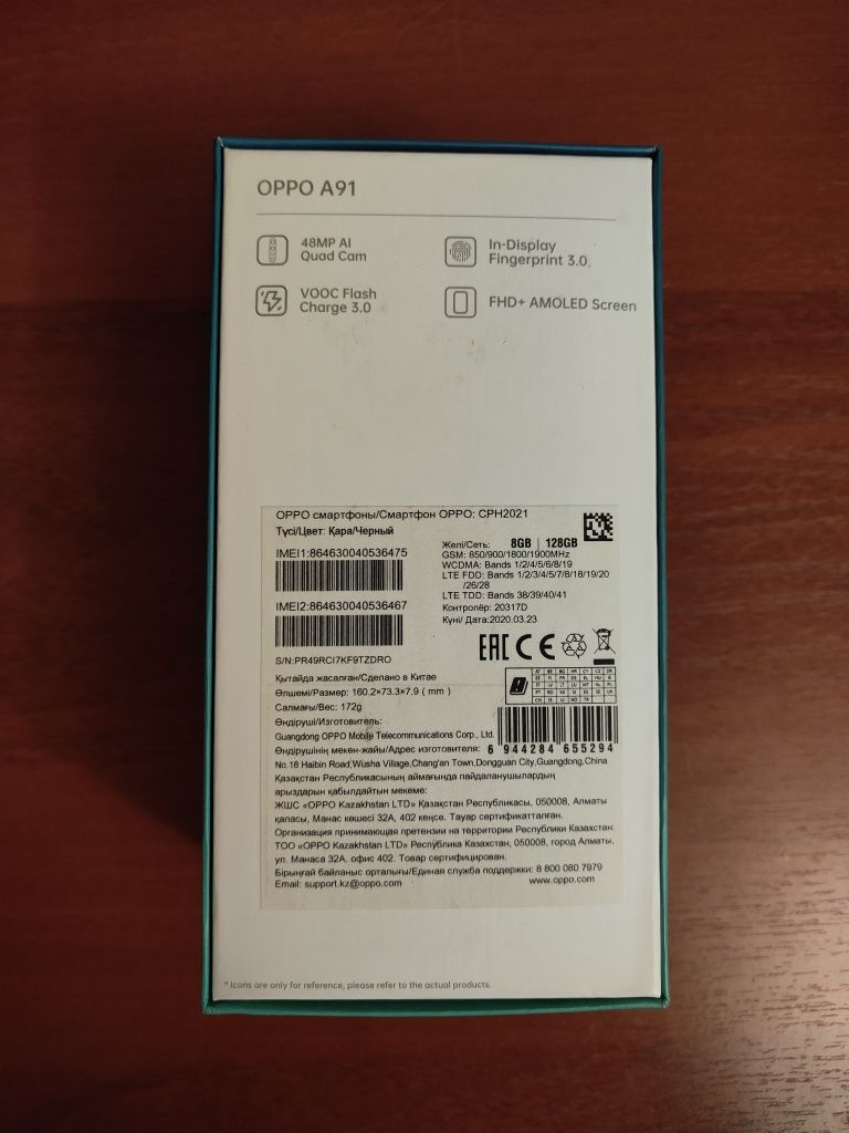Продам смартфон Oppo A91