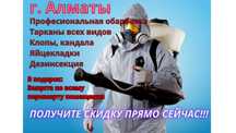 Дезинфекция, дезинсекция от клопов, тараканов, всех живностей.