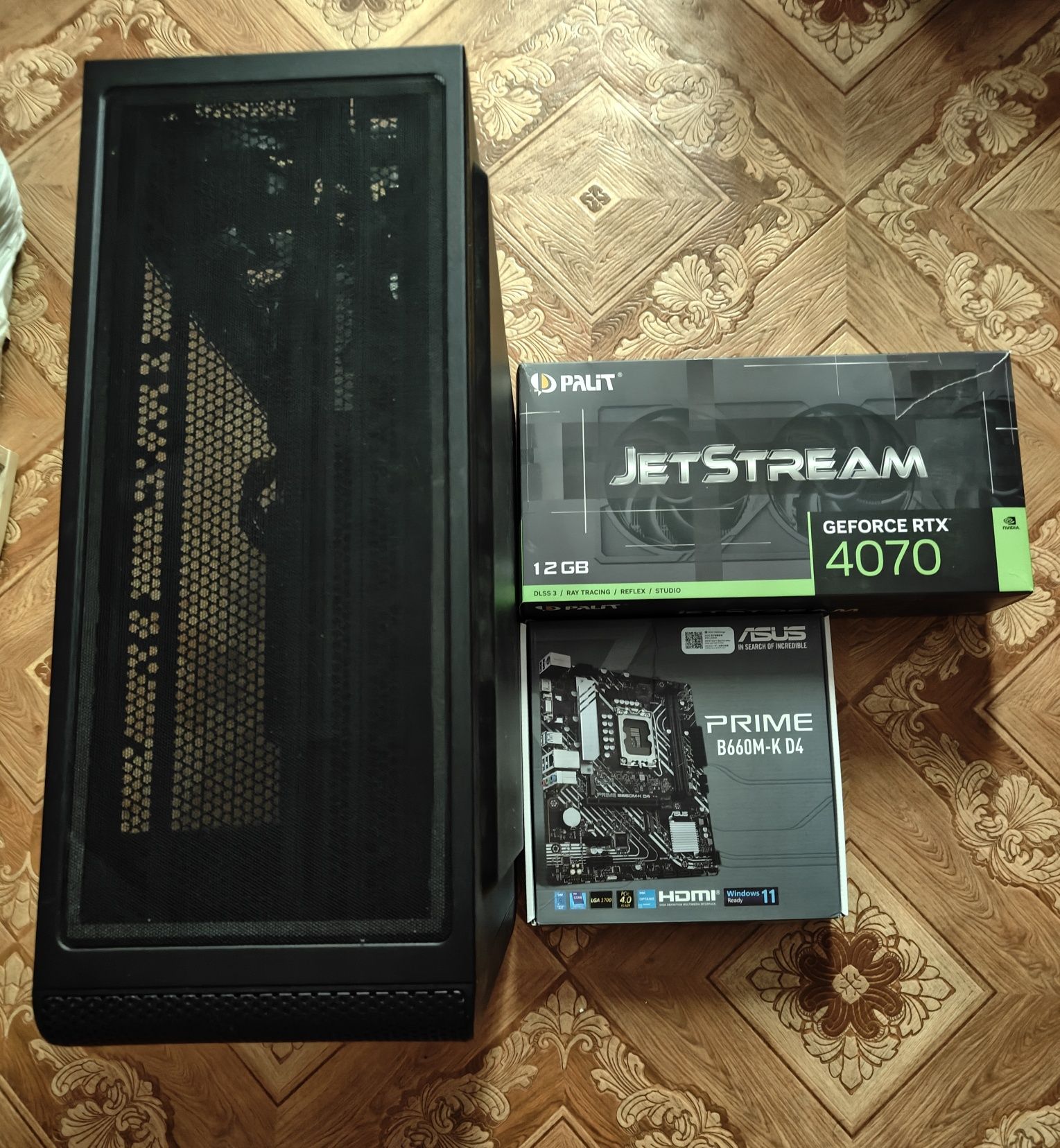 RTX 4070+i3 12100f игровой системник