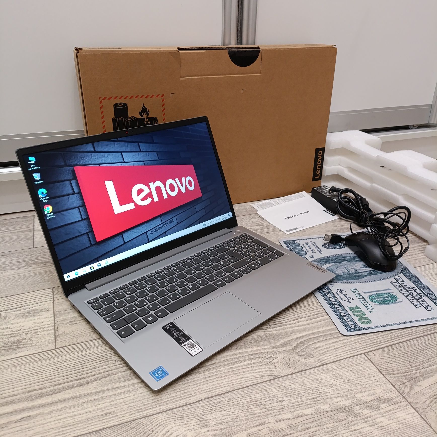 Новый Lenovo 2025г/SSD-256GB/ОЗУ-4GB/В идеале/Коробка, документы!