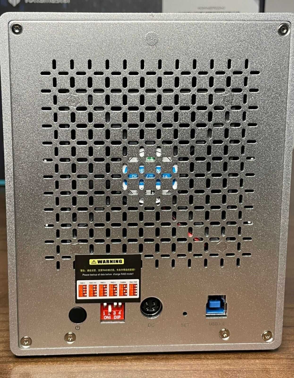 Yottamaster PS500RU3 на 5 дисков, Raid 0, 1, 5, 10