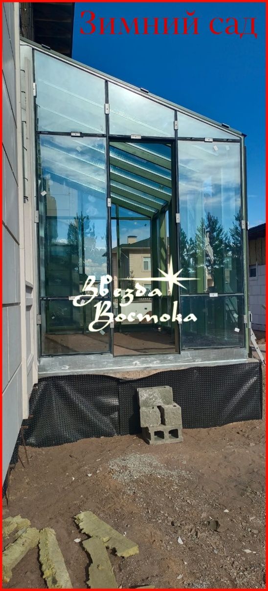 Перегородки алюминиевые. Входные группы. Витражи. Двери. Рольставни.