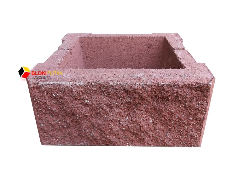 Сплитерный блок "колонна" рваный 390х190х390