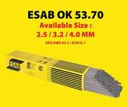 Сварочные электроды OK 53,70 4,0 x 450mm 3/4 VP AWS A5.1: E7016-1 H8