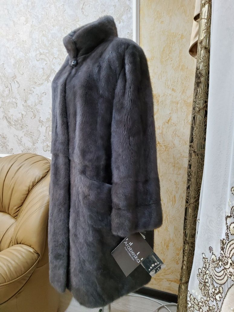 Норковая Шуба,Новая,Греция,Шикарный мех ,Супер качество,фирма ARABESKA