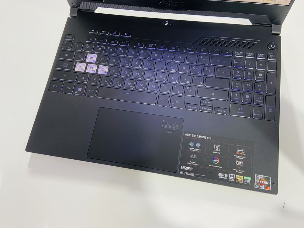 Рассрочка! Asus TUF Gaming A15 - Ryzen 7 6800/16Gb/SSD 1Tb/RTX 3070