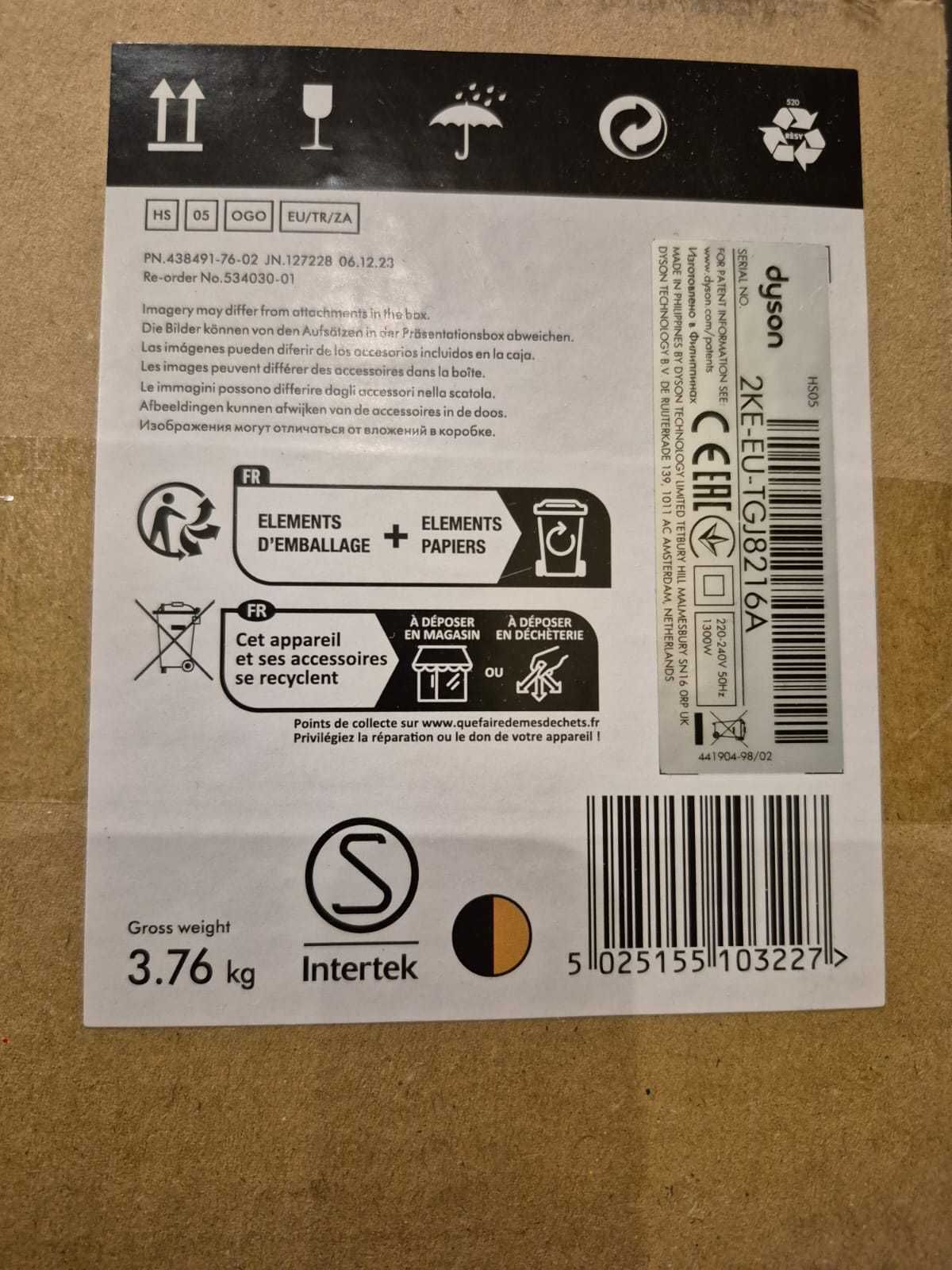 Стайлер Dyson Airwrap Complete Long  Оригинал