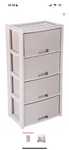 Детский комод Альтернатива 539060, 47.5x30x94 см, бежевый