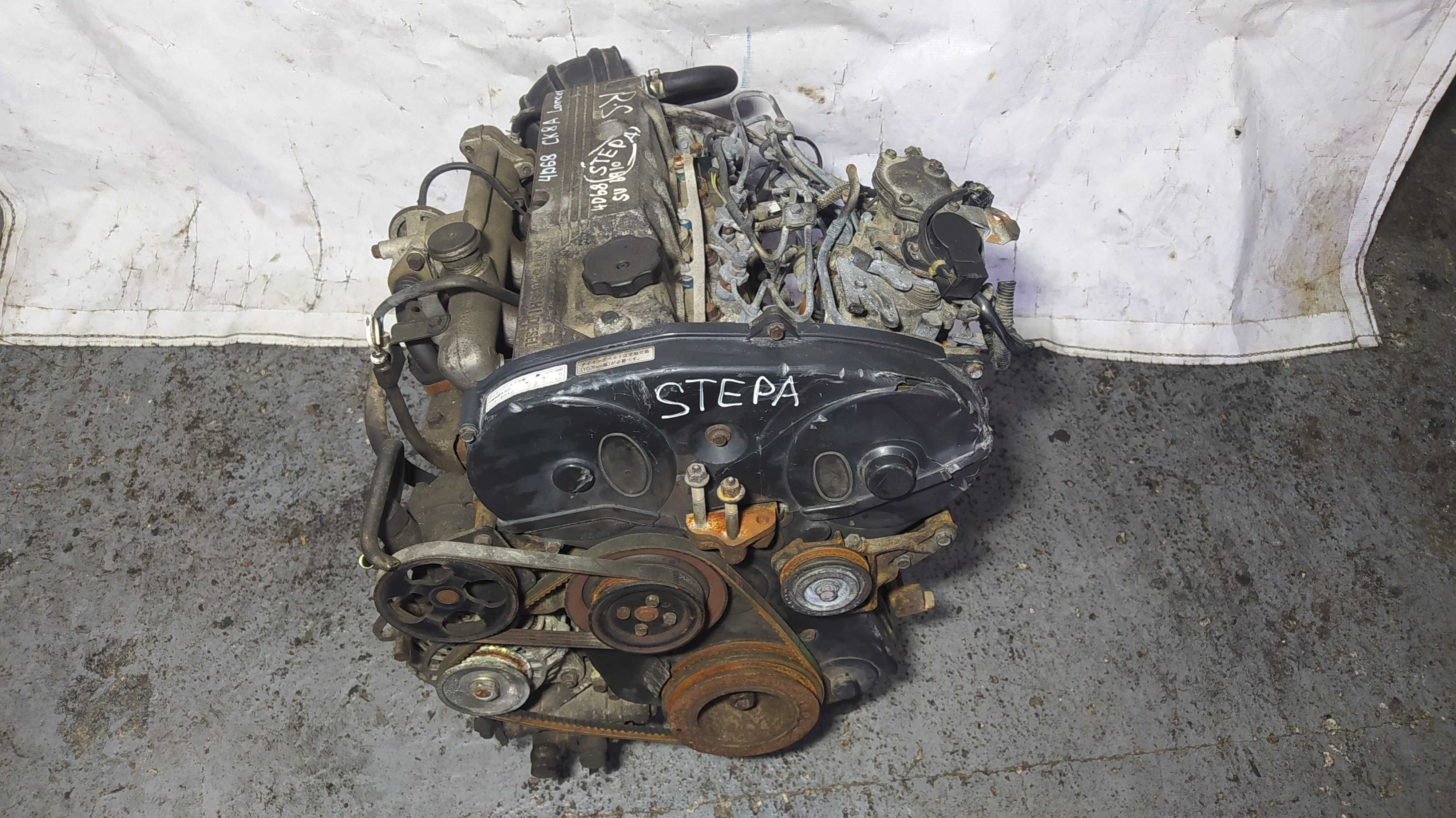 Двигатель 4D68 turbo дизель 2.0 4D68T Mitsubishi RVR Chariot Galant