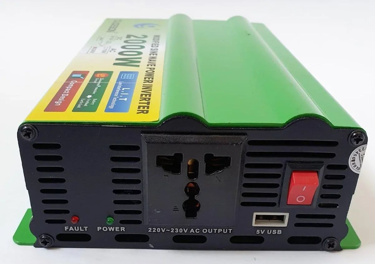 Инвертор 12/220V преобразователь напряжения конвертор тока с 12В/220В