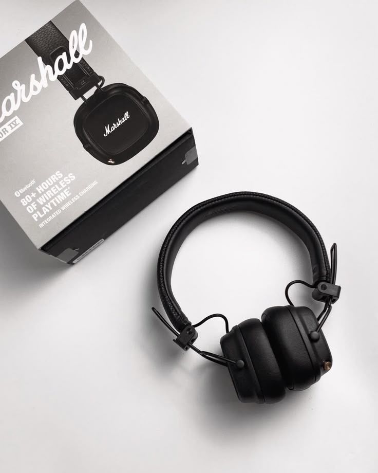 Беспроводные наушники Marshall major 4 bluetooth, черный