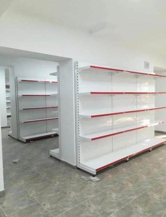 Стеллажи из металла полки прилавки витрины для магазина