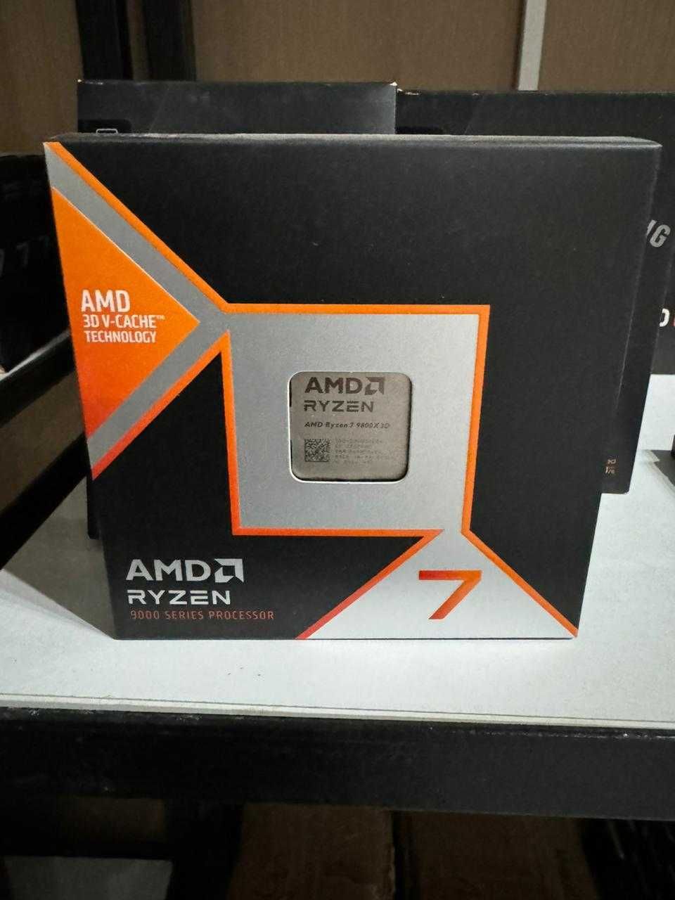 Процессоры AMD Ryzen 7500F, 7800X3D, 9800X3D