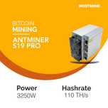Asik S19 pro 110th 3250вт