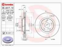 Диск тормозной перед  Toyota Camry
