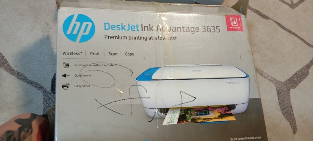 Принтер HP цветной