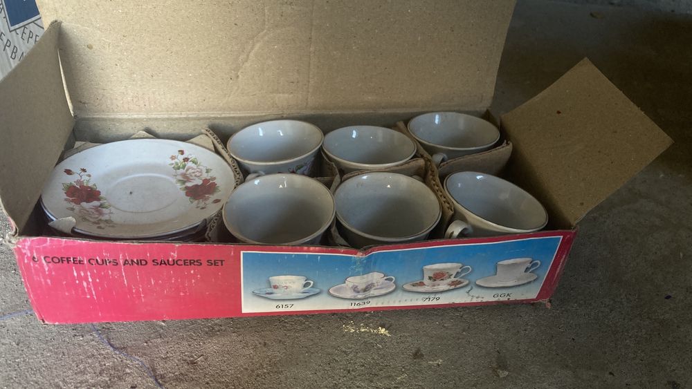 Продам чайный кофейный сервиз кружка тарелка