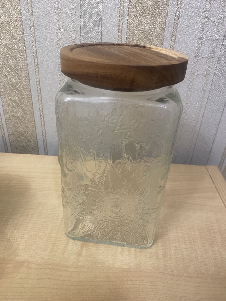 Продам новые баночки для сыпучих стеклянные
