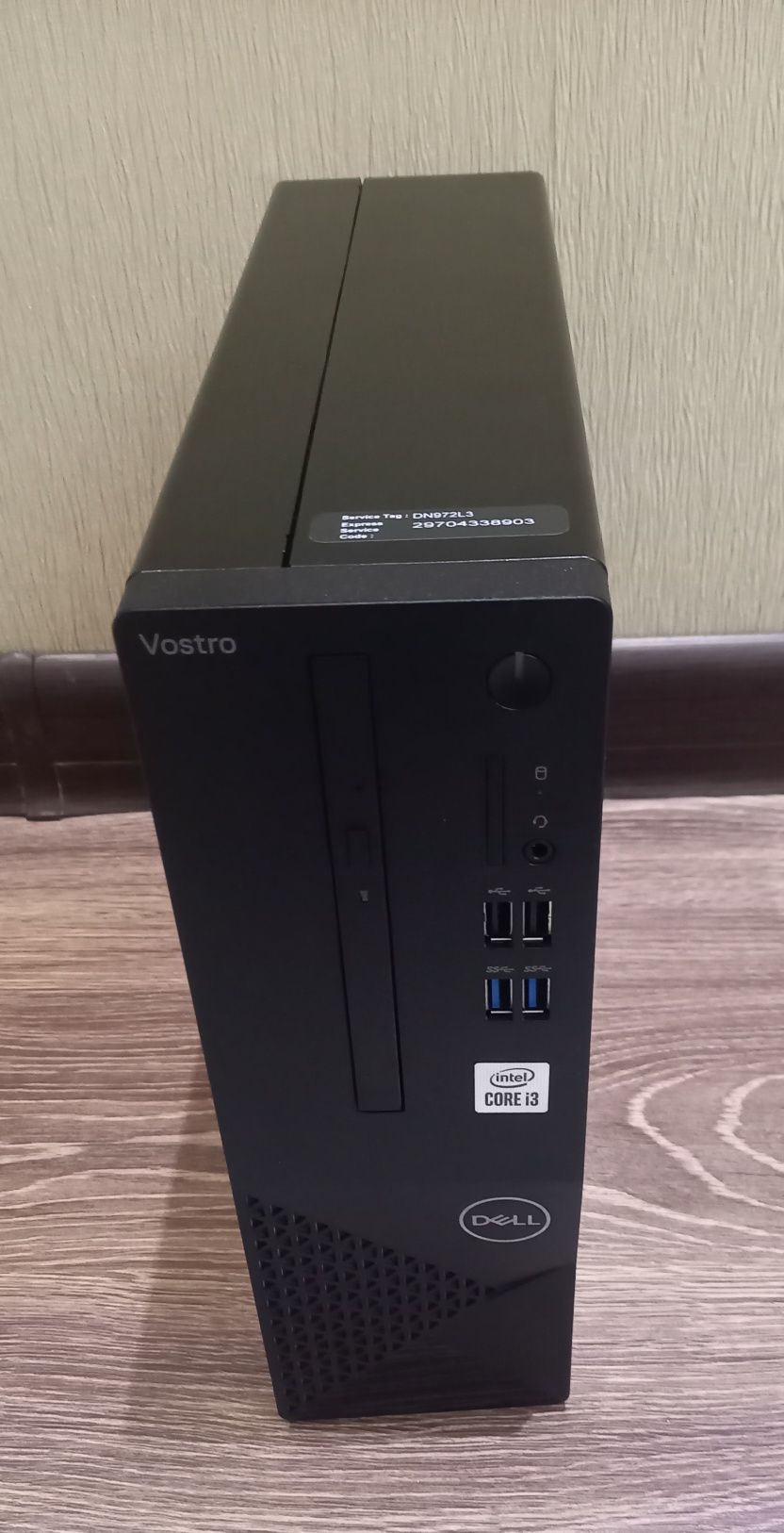 Компьютер Dell Vostro 3681, Core i3-10100, 3,6 GHz, 256 Gb, RAM 8
