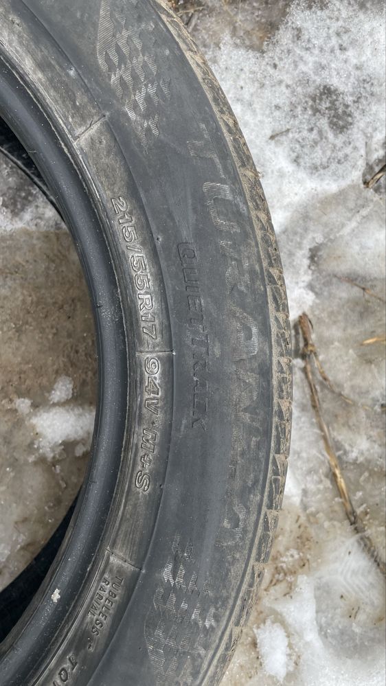 Продам летние шины 215/55/17