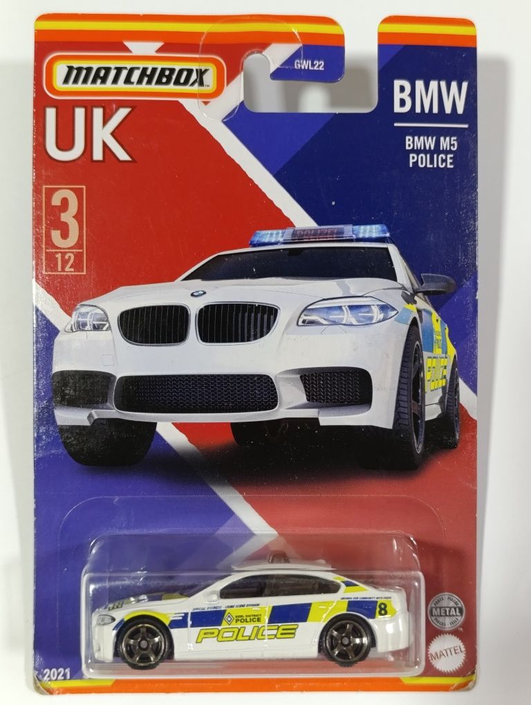 Hot wheels Matchbox BMW M5 Police