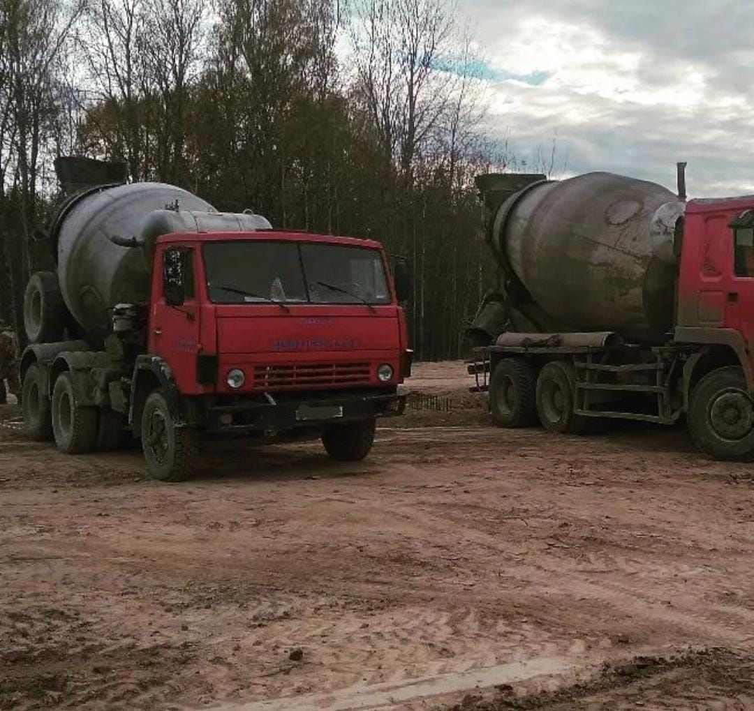 Бетонный Завод Миксер Строительный Заливка Бетона Бетономешалка  ЖМИ
