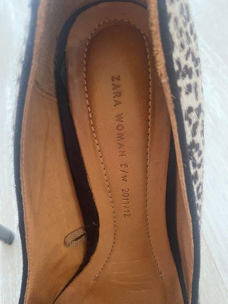 Туфли кожаные Zara
