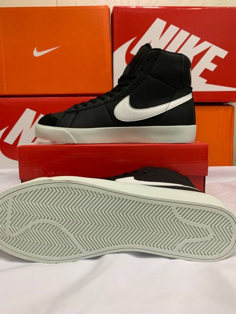 Зимние - Nike кеды Blazer mid / бесплатная доставка