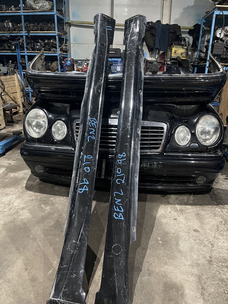 W210 AMG бампер в круг передние задние и пароги до рестайлинг