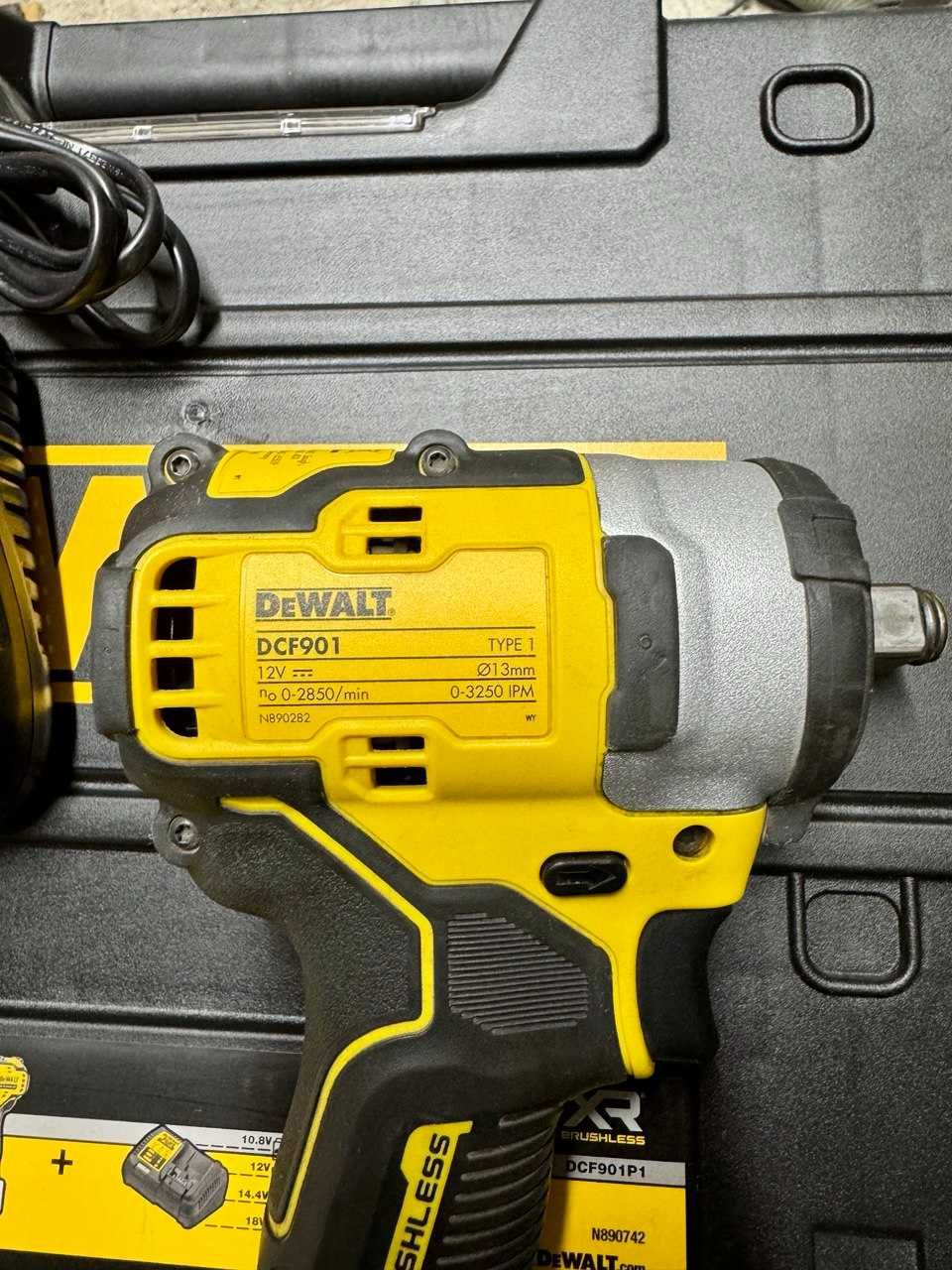 Dewalt 901 гайковерт винтоверт шуруповерт+кейс+з/у+акб, ОРИГИНАЛ