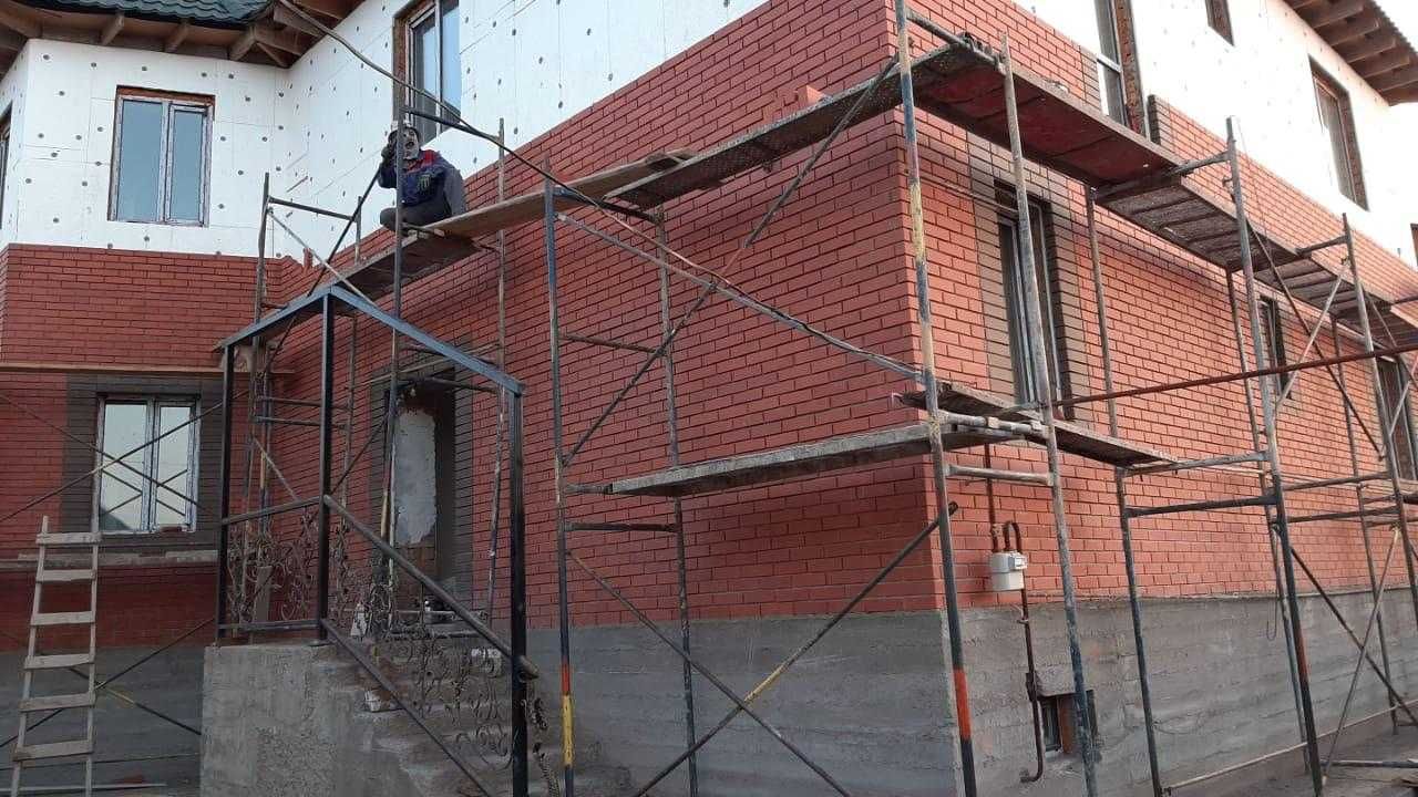 Кирпич облицовочный. Алматы. В рассрочку.